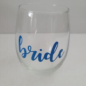 Bride Stemless Wine Glass